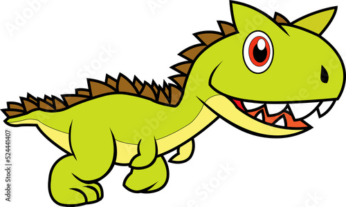 funny cartoon dinosaurs for kids cute dinosaurs. T-rex  diplodocus  triceratops cartoon style