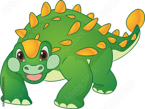 funny cartoon dinosaurs for kids cute dinosaurs. T-rex  diplodocus  triceratops cartoon style