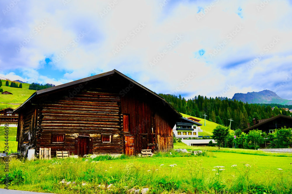 Obraz premium Lech in Vorarlberg Österreich 