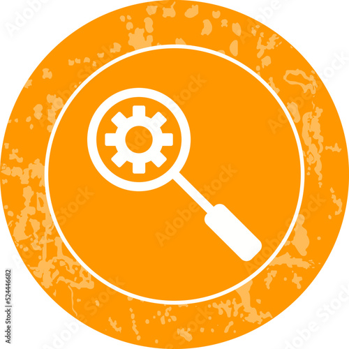 Unique Search Engine Optimizati Vector Icon