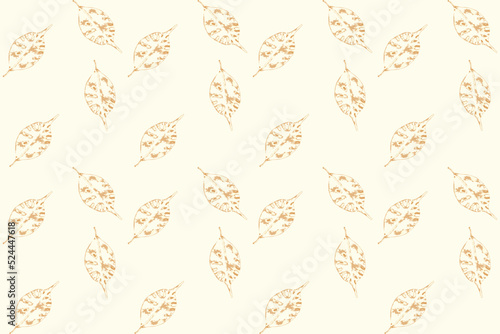 Leaves autumn. Background design. Seamless floral pattern. Vector illustration.
