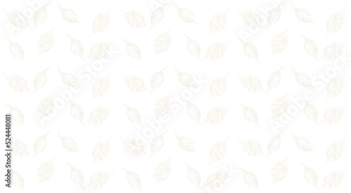 Drawing ficus leaves. Abstract background. Seamless floral pattern. Minimalism design.
