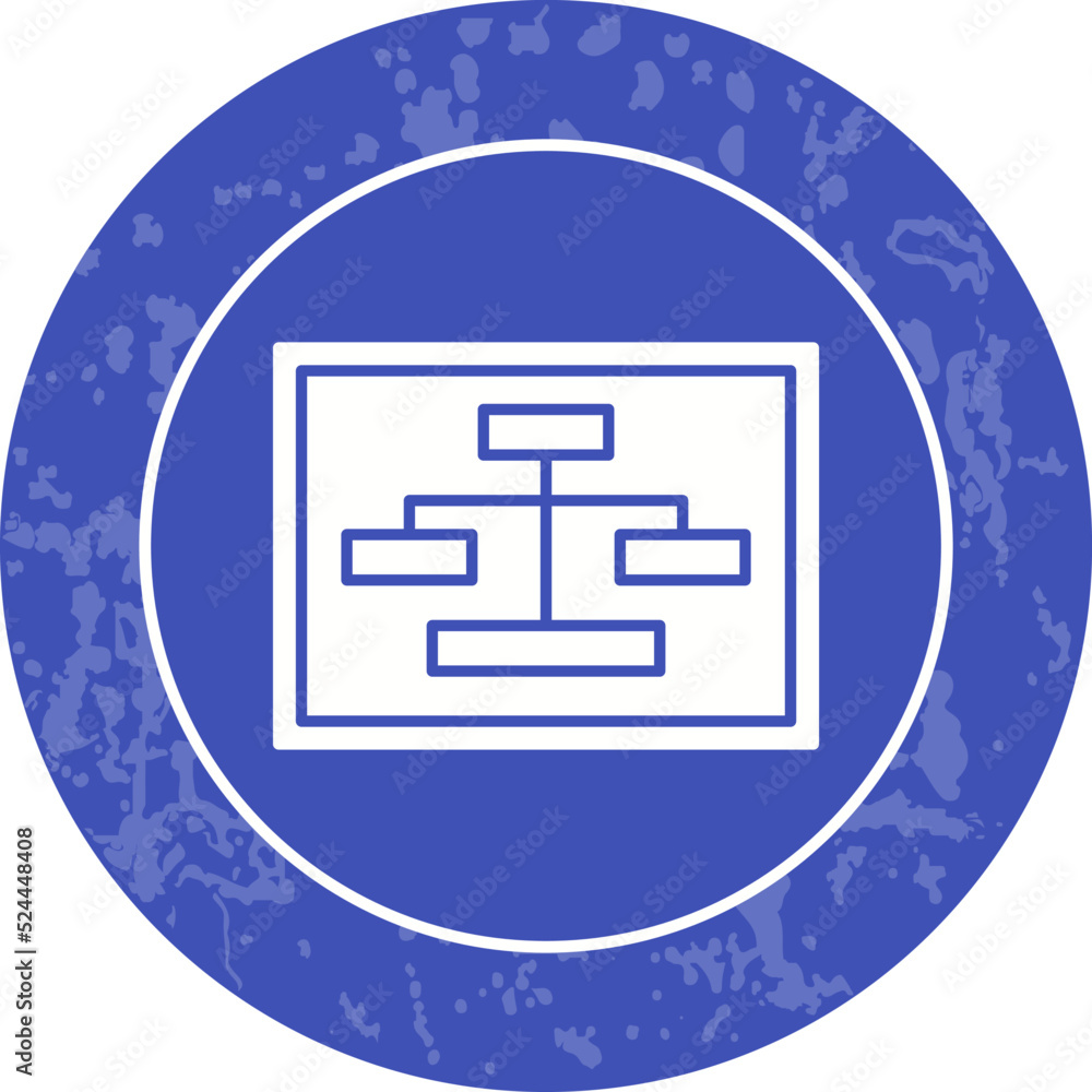 Fototapeta premium Unique Seo Structure Vector Icon