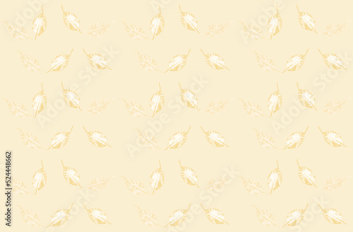 Autumn background. Falling leaves seamless pattern. Vector illustration.
