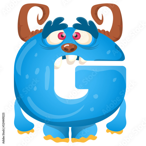 Letter G Monster