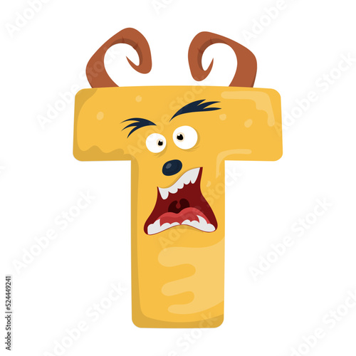 Letter T Monster