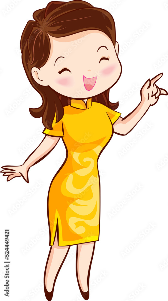 beautiful chinese woman character in traditional style dress beautiful chinese woman character in traditional style dress
