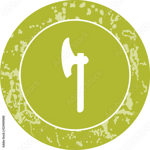 Unique Axe Vector Icon