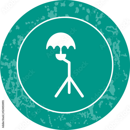 Unique Umbrella Stand Vector Icon