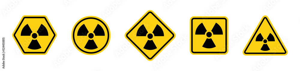 Nuclear icon. Radiation icon, vector illustration Nuclear icon. Radiation icon, vector illustration