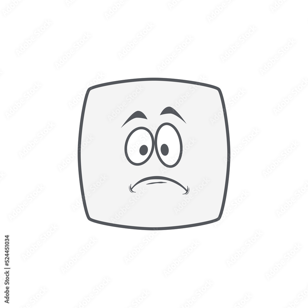 Emoticon Doodle Cute Basic Shape With Expression Emoticon Doodle Cute Basic Shape With Expression