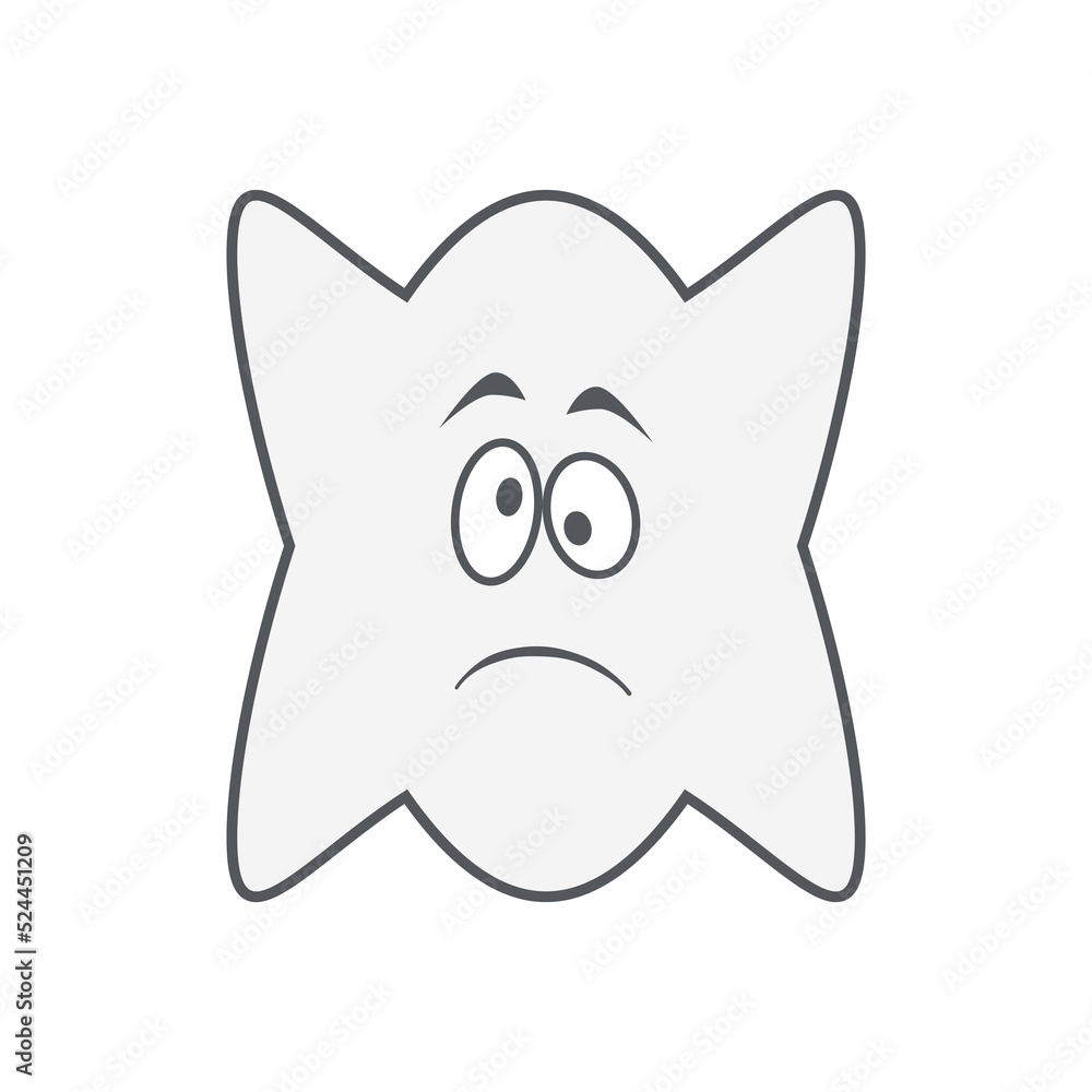 Emoticon Doodle Cute Basic Shape With Expression Emoticon Doodle Cute Basic Shape With Expression
