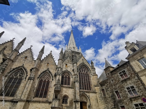 Cathedral medieval Vitré in France