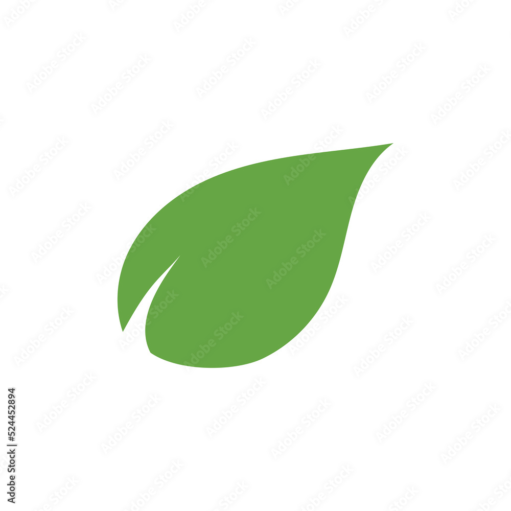 Logos of green Tree leaf ecology nature element vector
