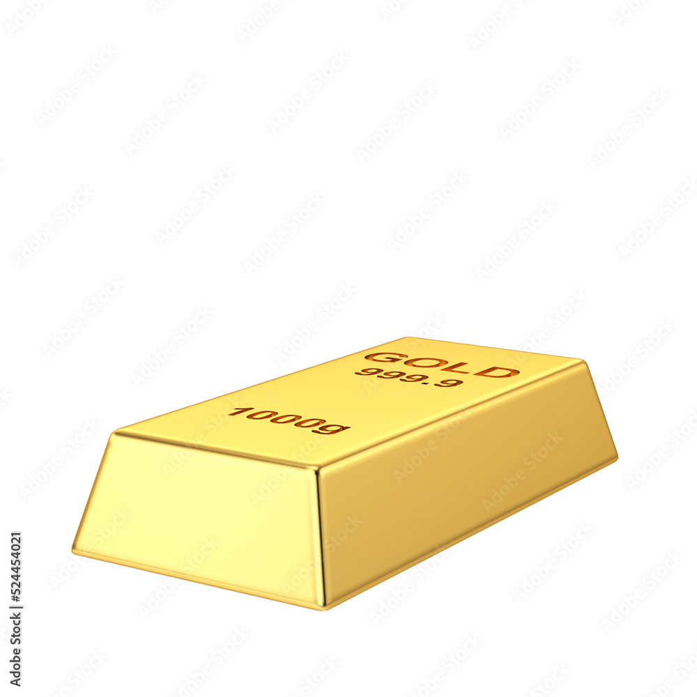 Gold bars. 3D element. Gold bars. 3D element.