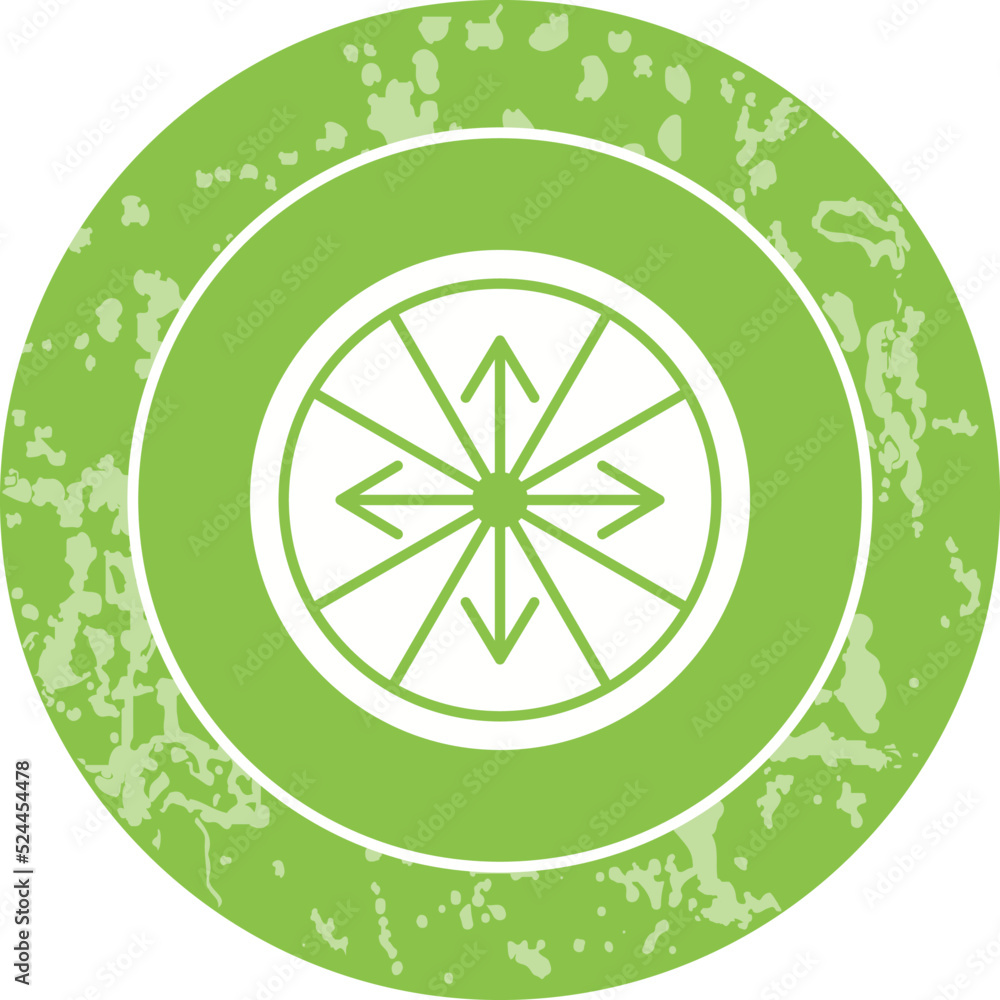 Roulette with Arrow Vector Icon Roulette with Arrow Vector Icon