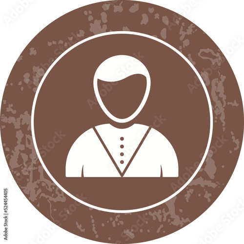 Casino Dealer Vector Icon