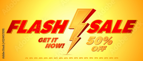 Flash sale discount vector background. shopping super photo