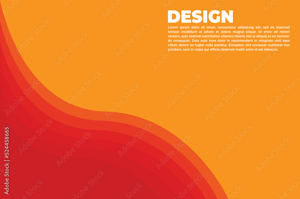 Obraz premium flat design, wave ,colorful abstract background