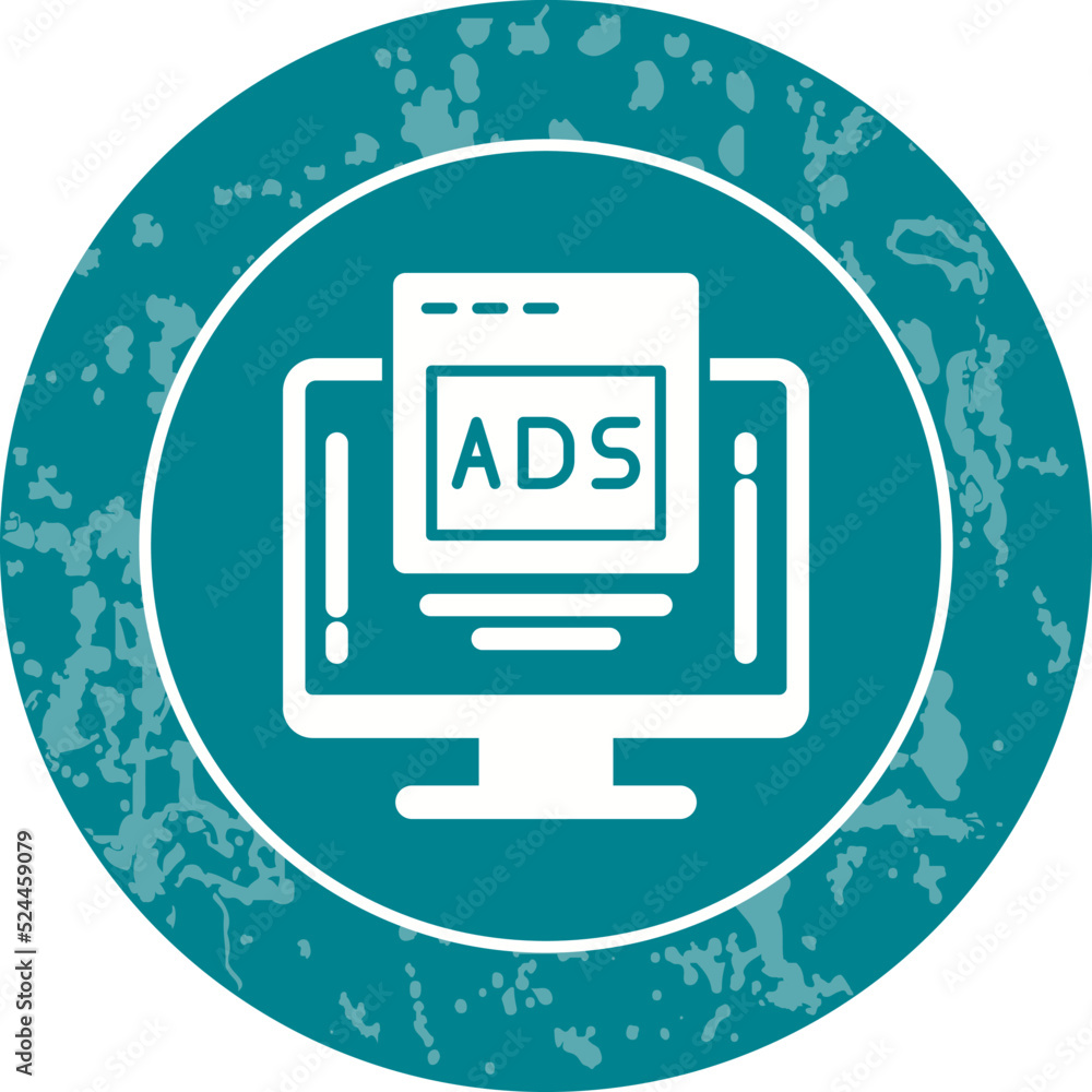 Digital Advertising Icon Digital Advertising Icon