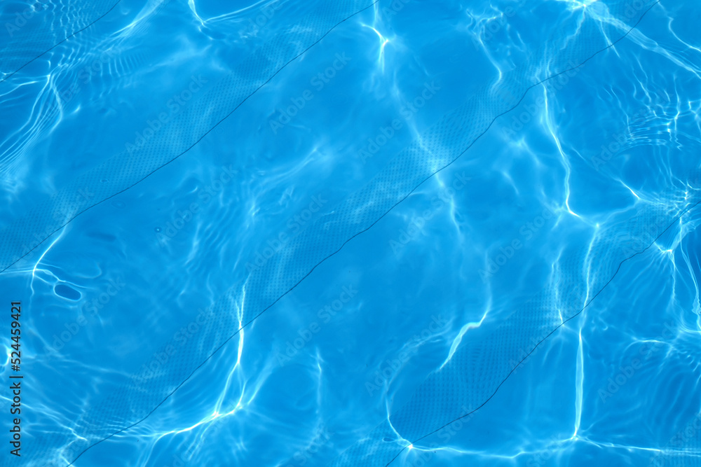 blue water in the pool with highlights blue water in the pool with highlights