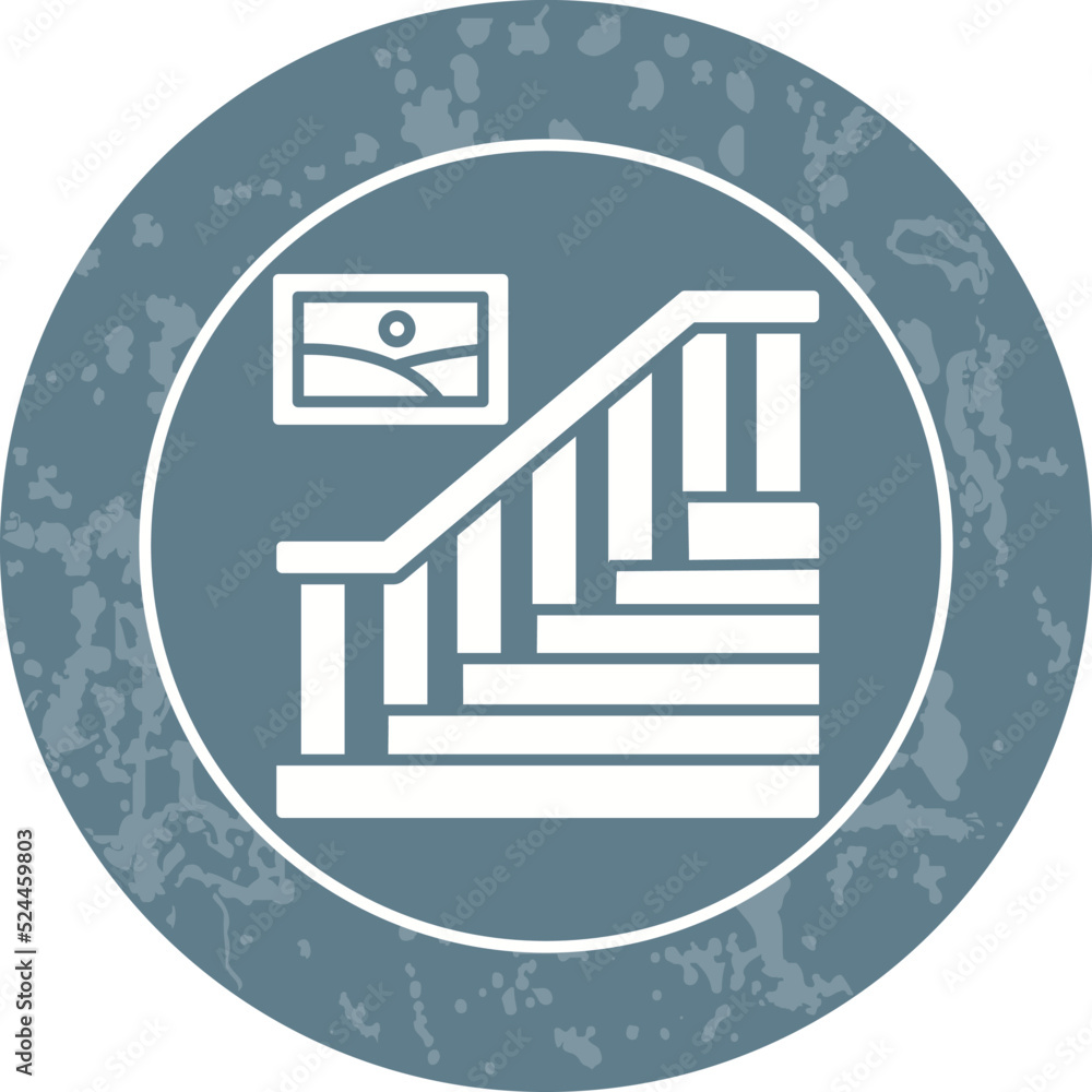Obraz premium Stair Icon