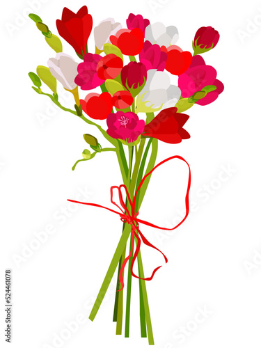 Flower hand drawn one line art illustration vector drawing beautiful design
