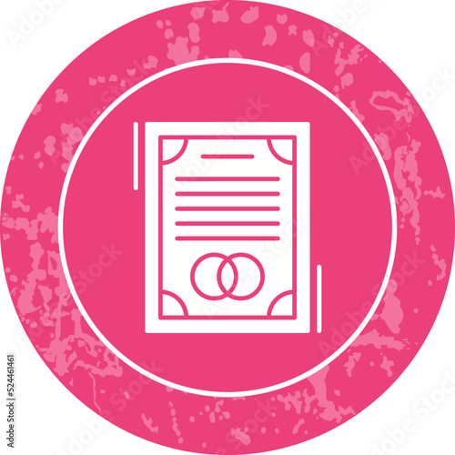 Wedding Contract Icon