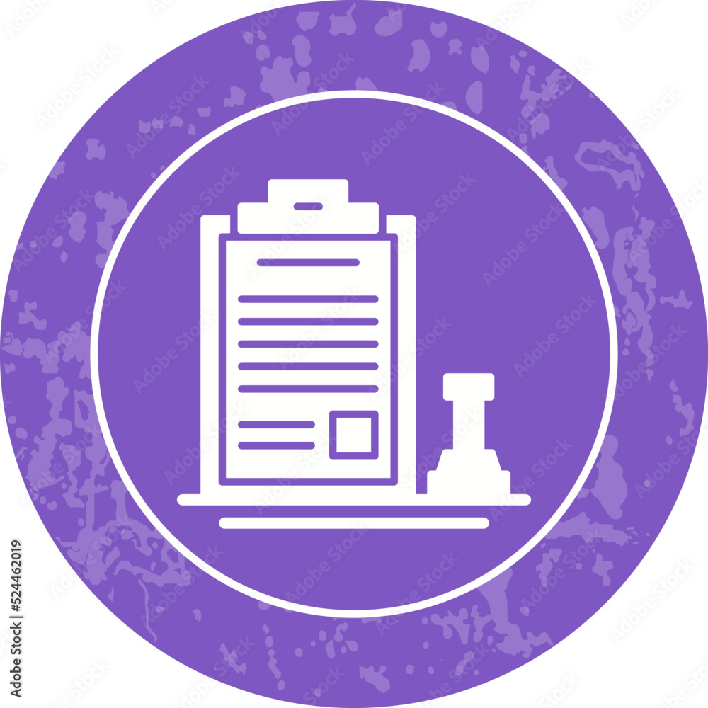 Fototapeta premium Stamp Icon