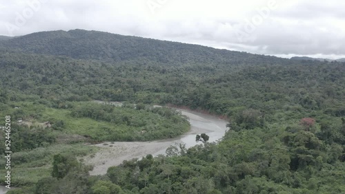 4k Aerial shot for amazon river and the rain forest in brazil rainforest. shot on MAVIC 2 PRO hasselblad rendered prores 422HQ D-log