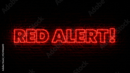 Red Neon Red Alert!
