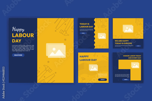 Labor Day. International Labor Day. Banner vector for social media ads, web ads, business messages, discount flyers and big sale banners.