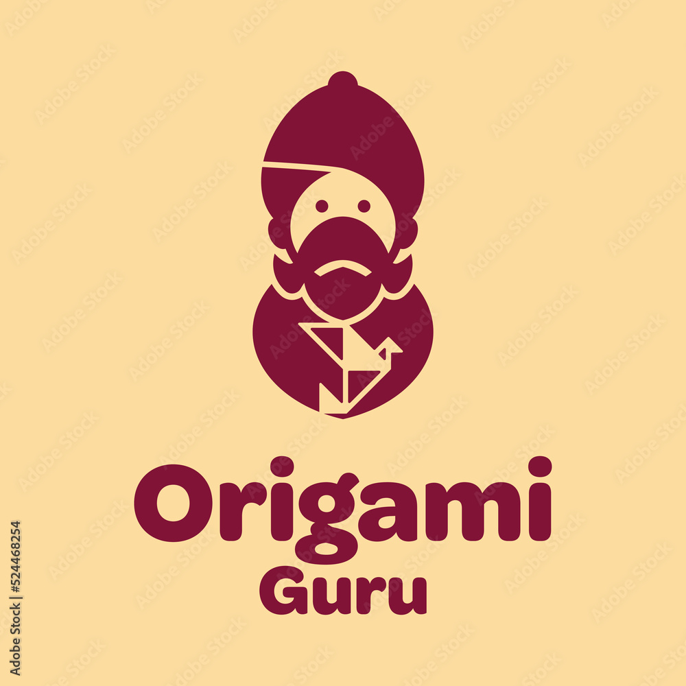 origami Guru Logo origami Guru Logo