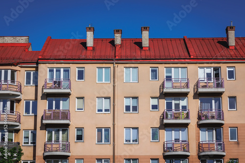 Apartments in Wlochy area of Warsaw city, Poland