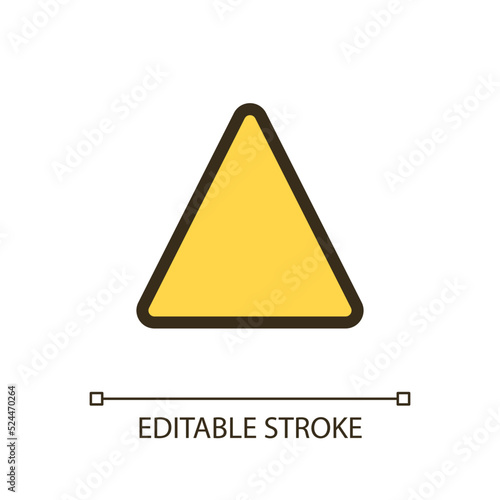 Sharpen tool pixel perfect RGB color ui icon. Clarity and focus. Photo editor. Simple filled line element. GUI, UX design for mobile app. Vector isolated pictogram. Editable stroke. Arial font used
