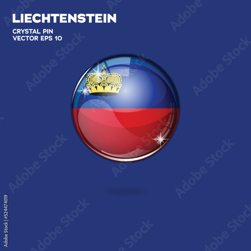 Free Download Liechtenstein Flag 3D Buttons - GFXLoad