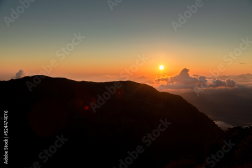 Wallpaper Mural beautiful sunset in the mountains of Krasnaya Polyana Torontodigital.ca
