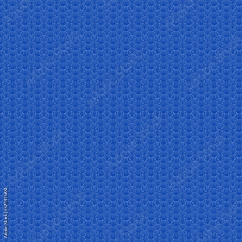 Blue japanese seamless wave pattern as wallpaper or background