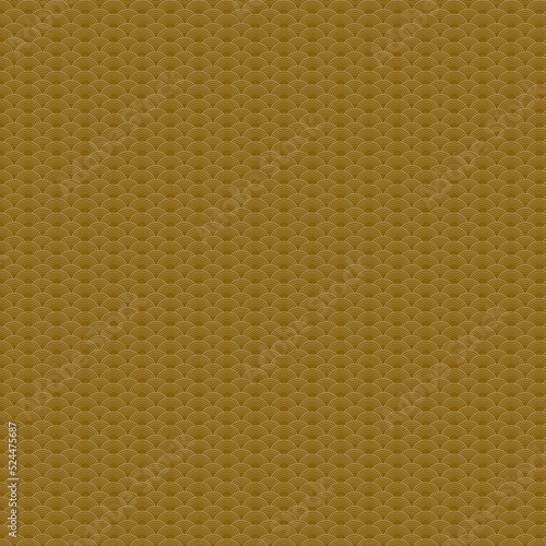 Gold  japanese seamless wave pattern as wallpaper or background