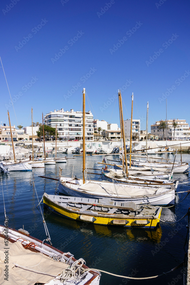 club nautico de Cala Gamba, Palma,Mallorca, islas baleares, Spain