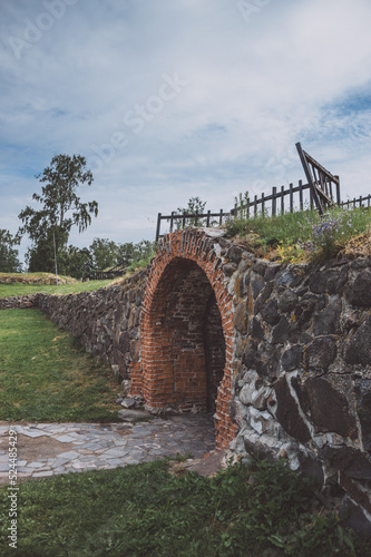 Arched gates in an ancient fortress
