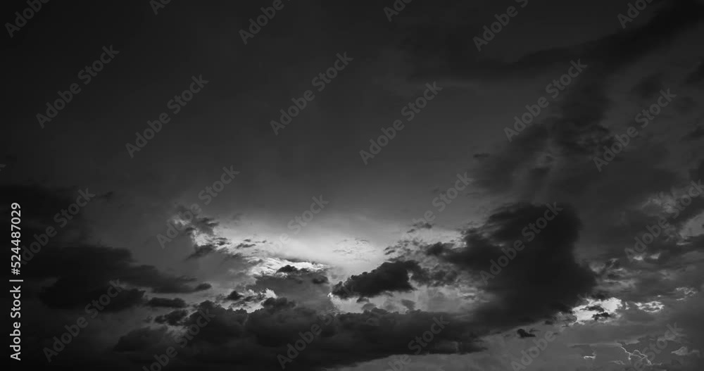 noir Clouds Sky Moving Fast In Dramatic Sky. Black And White Colors Cloudy Sky Fluffy Clouds 4k Hyperlapse. Clouds Illuminated By Sun Move Rapidly Across Sky. Timelapse, Time Lapse, Time-lapse. noir Clouds Sky Moving Fast In Dramatic Sky. Black And White Colors Cloudy Sky Fluffy Clouds 4k Hyperlapse. Clouds Illuminated By Sun Move Rapidly Across Sky. Timelapse, Time Lapse, Time-lapse.