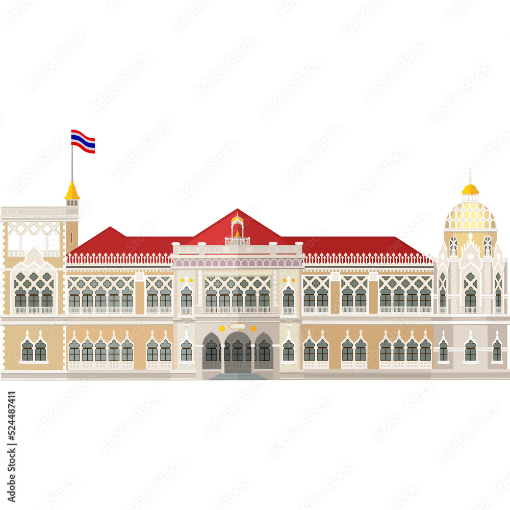 Naklejka premium Government House of Thailand