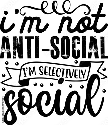 Antisocial Svg Design