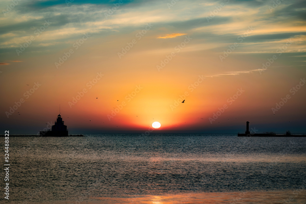 Fototapeta premium Between the Piers