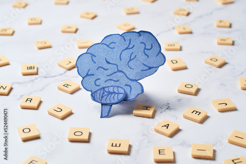 Tableau sur toile Learning disability concept and dyslexia or ADHD