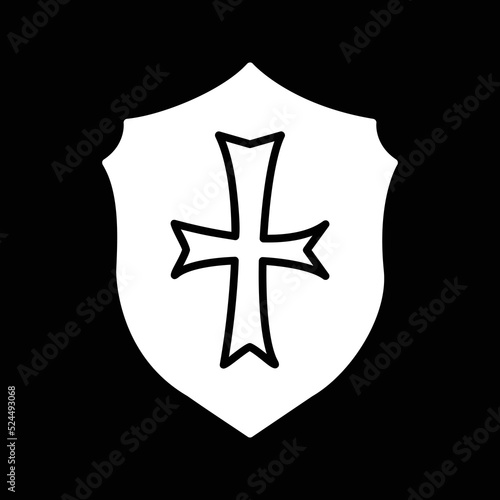 Unique Sheild Vector Icon