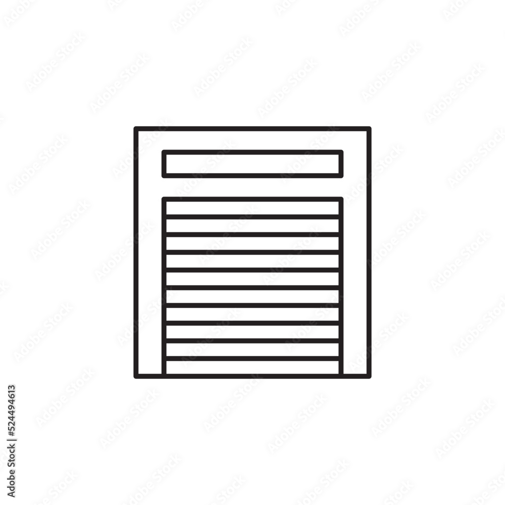 garage icon vector for website symbol icon presentation garage icon vector for website symbol icon presentation