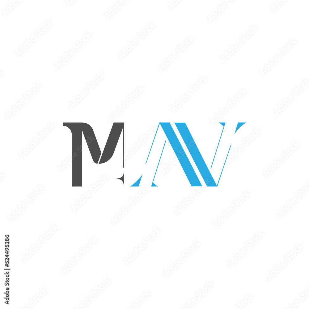 Initial MN logo designed with Letter M and N in vector Design. Initial MN logo designed with Letter M and N in vector Design.