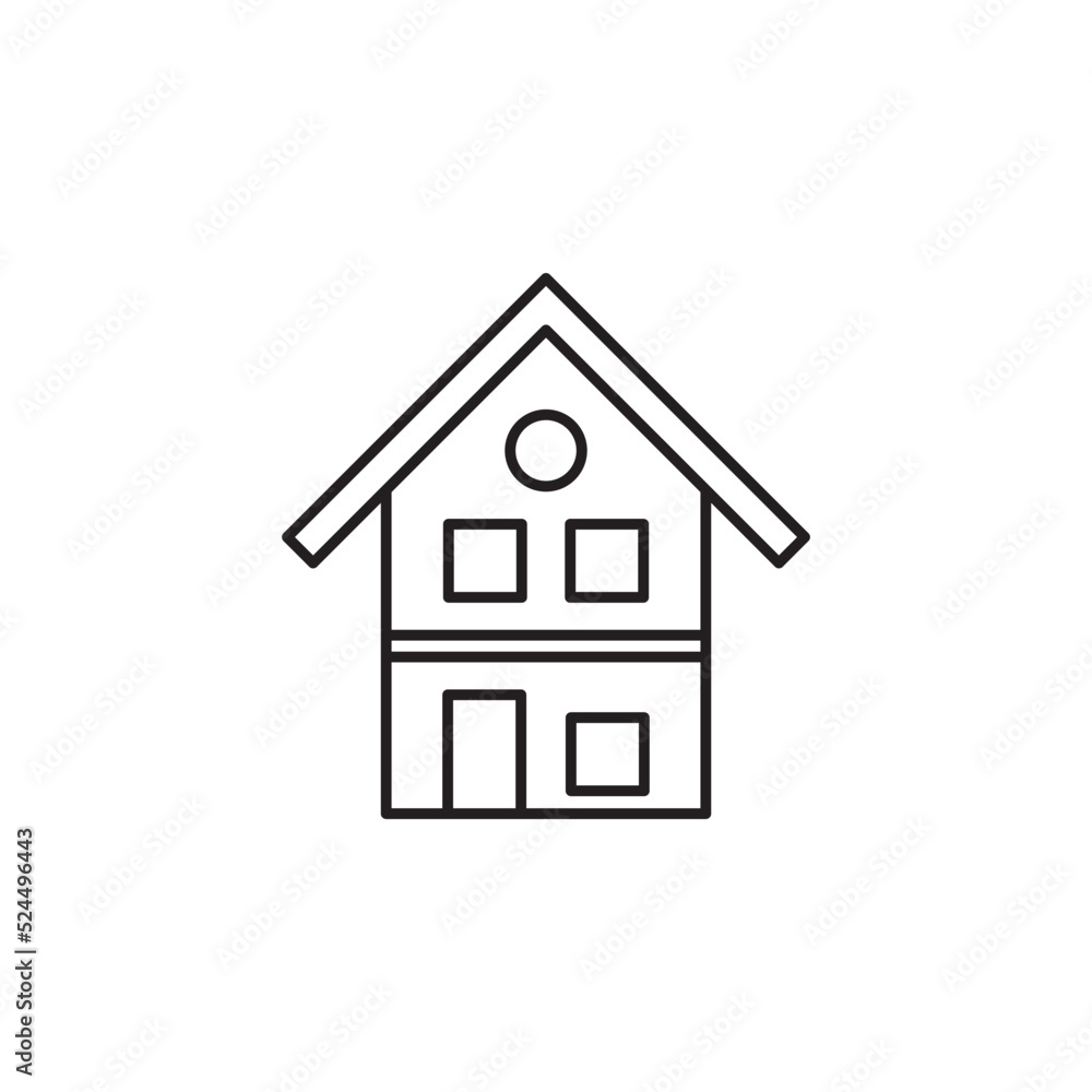 house icon vector for website symbol icon presentation house icon vector for website symbol icon presentation